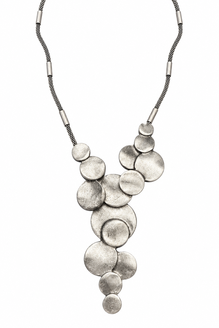 Silver Cascade Necklace