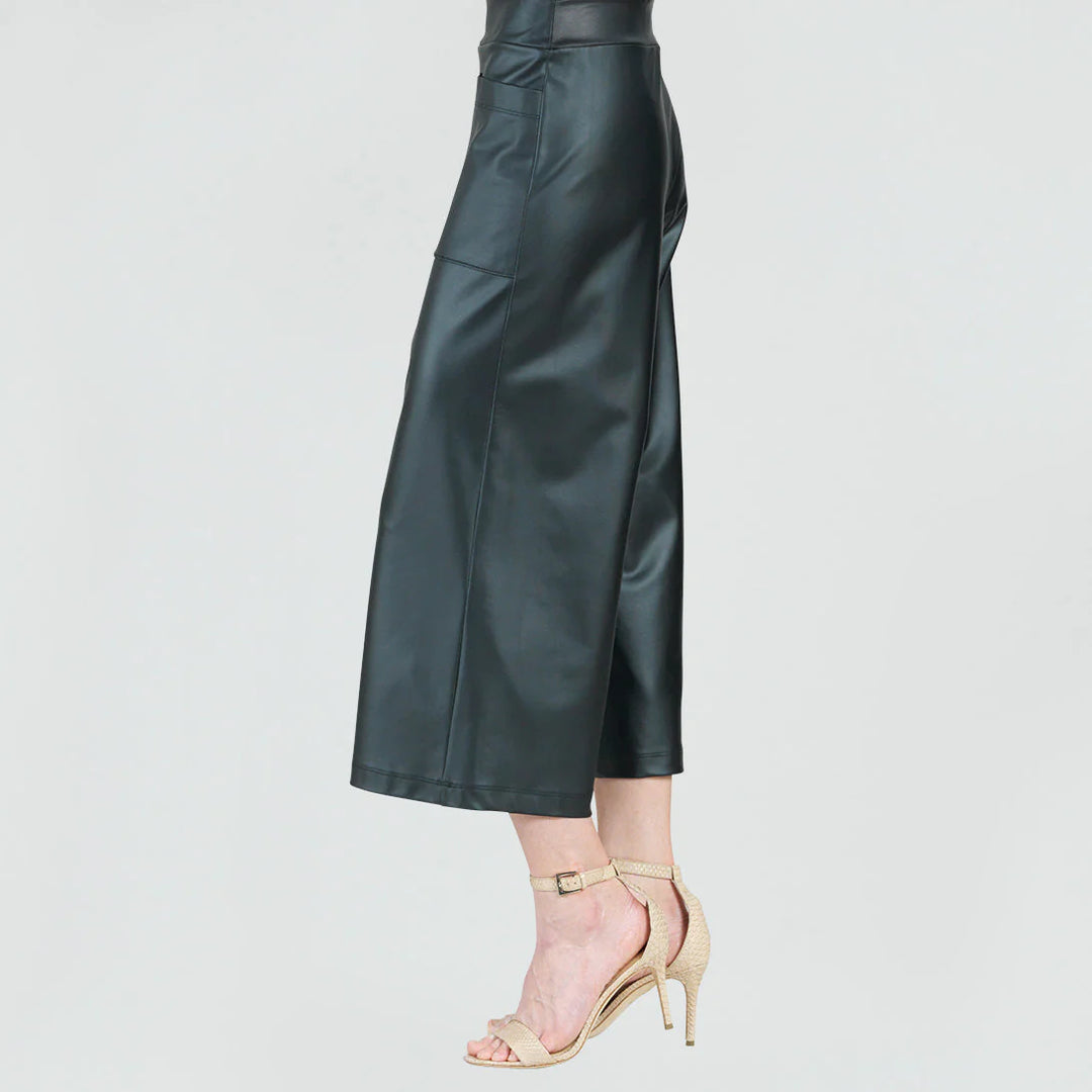 Liquid Leather™ - Sheen Front Pocket Gaucho Pant