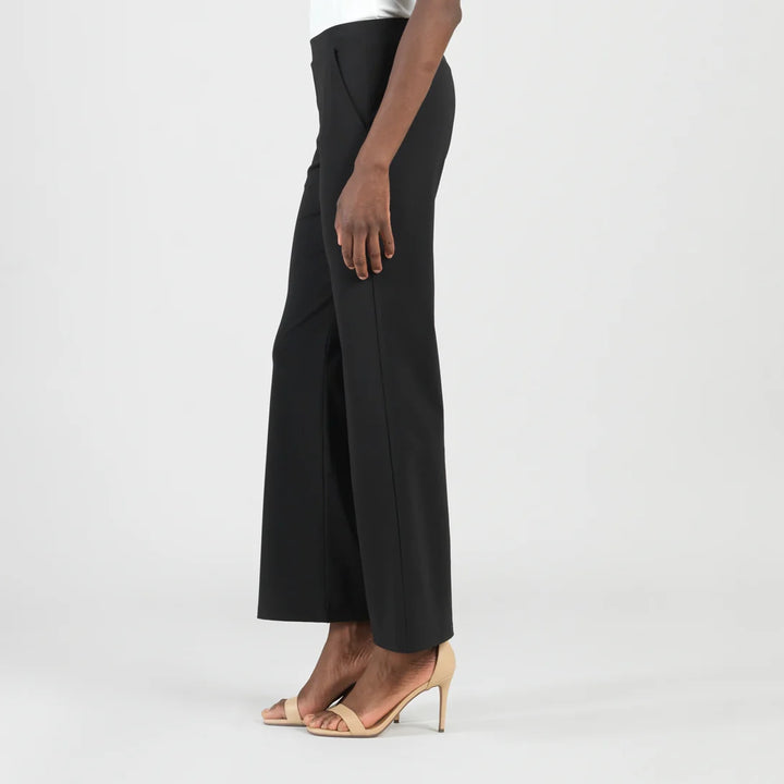 Rayon-Ponte Knit - Loose Leg Pocket Pant