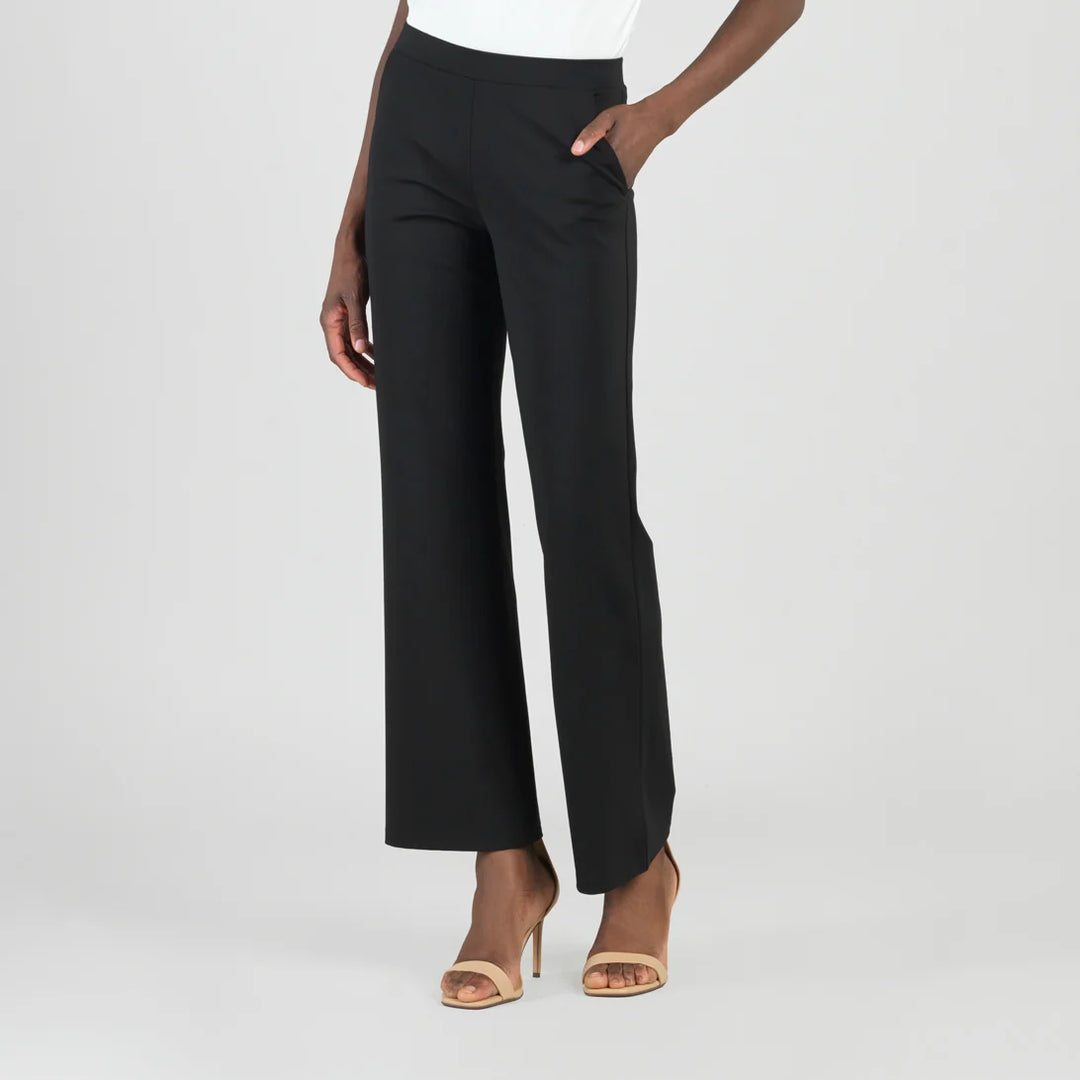 Rayon-Ponte Knit - Loose Leg Pocket Pant