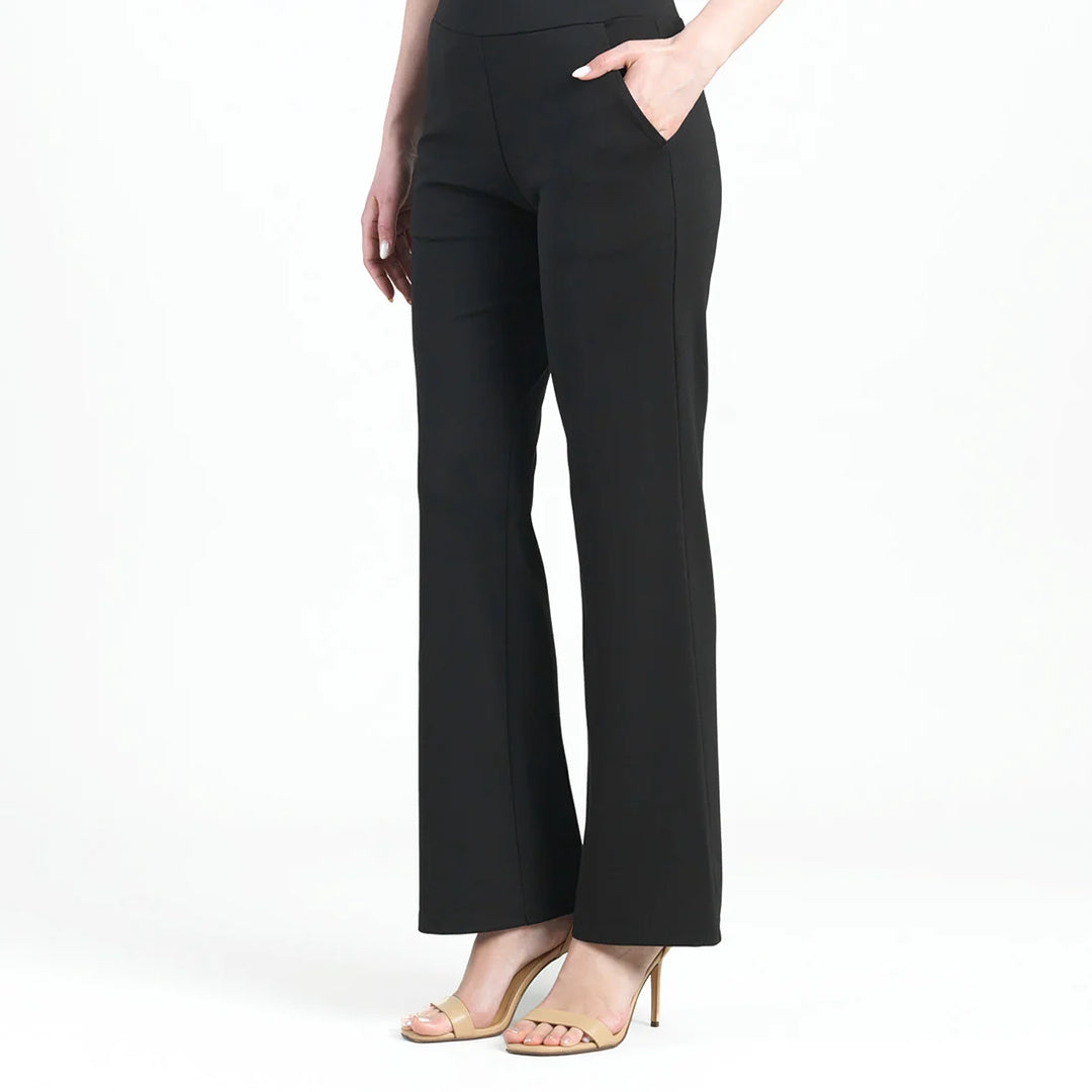 Rayon-Ponte Knit - Loose Leg Pocket Pant