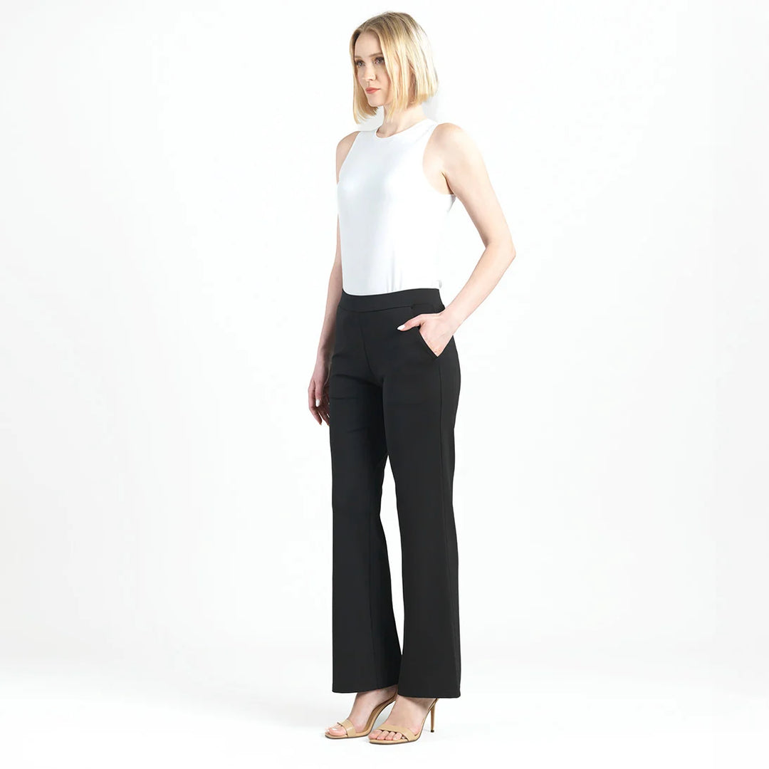 Rayon-Ponte Knit - Loose Leg Pocket Pant