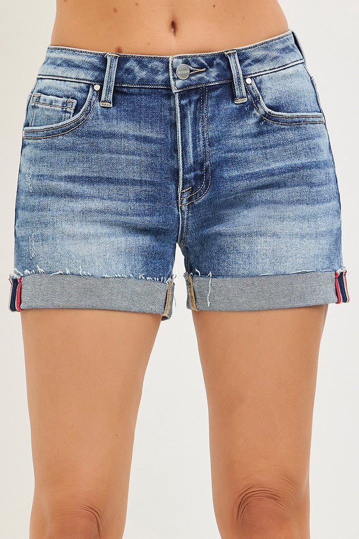 MR Cuffed Denim Shorts