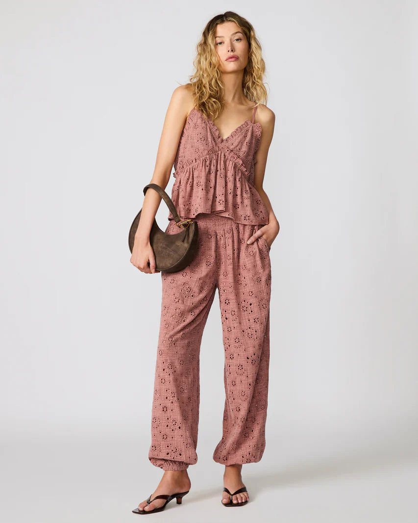 TILLIE PANT IN EYELET