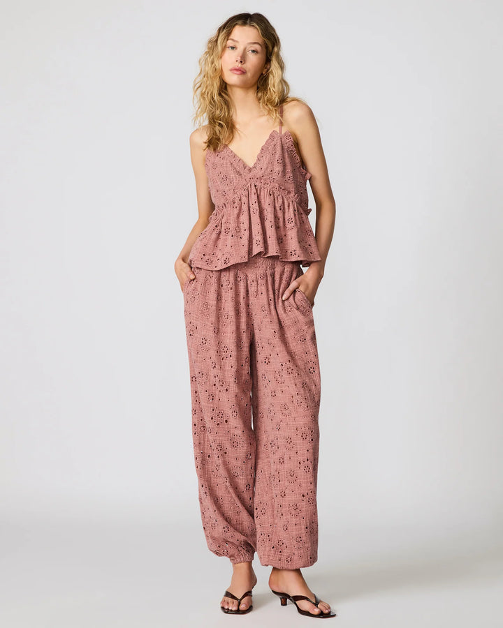 TILLIE PANT IN EYELET