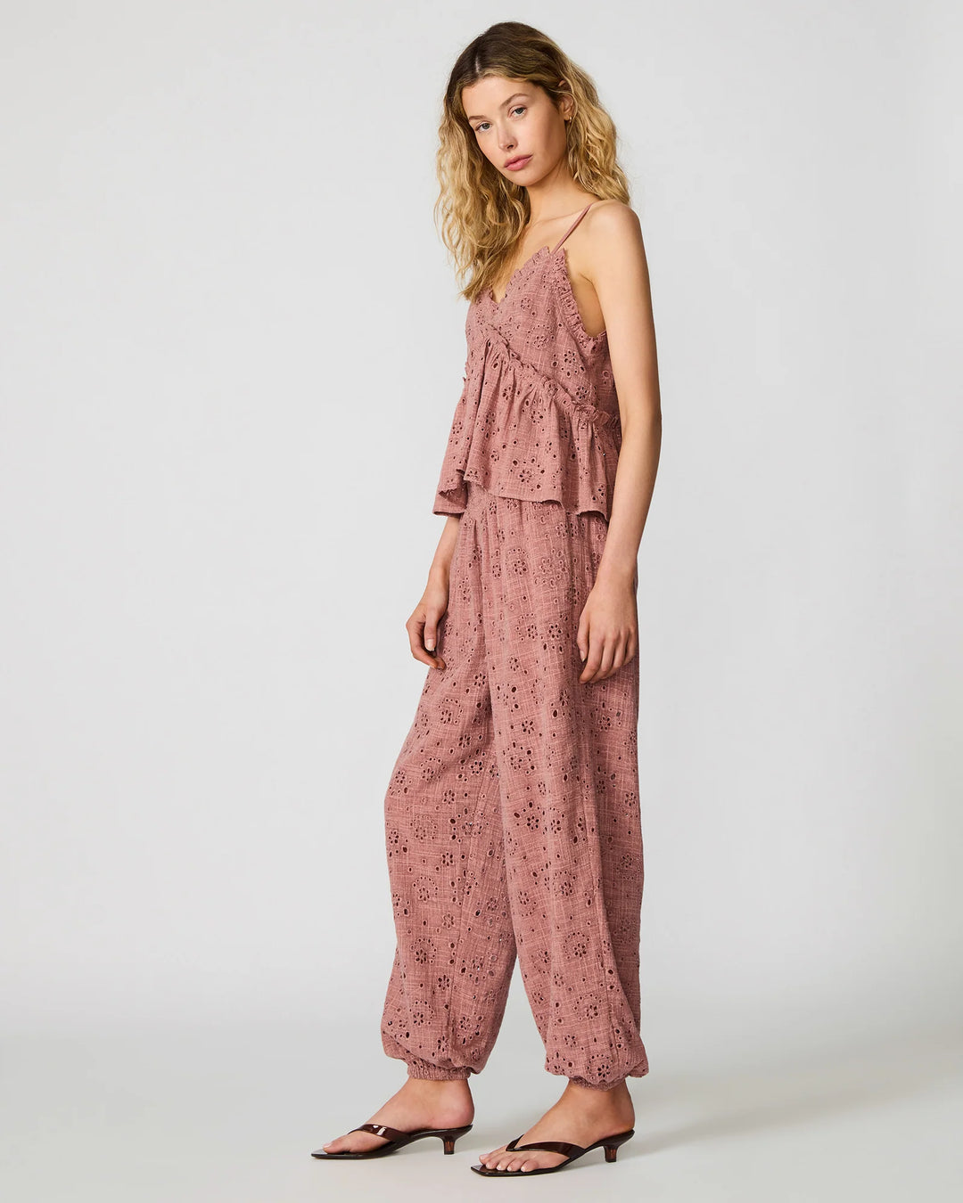 TILLIE PANT IN EYELET