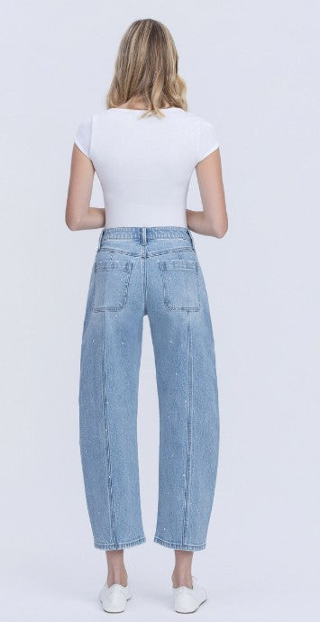 HR Barrel Embellished Jean