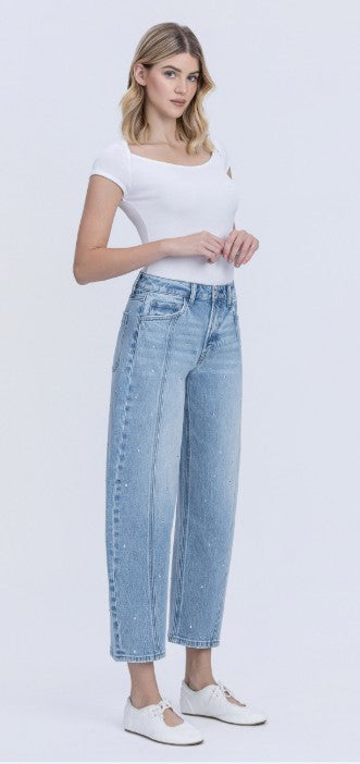 HR Barrel Embellished Jean