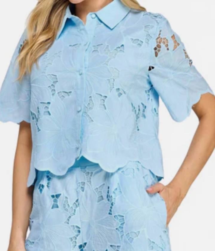 Floral Lace Blouse