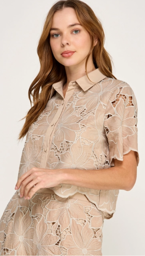 Floral Lace Blouse
