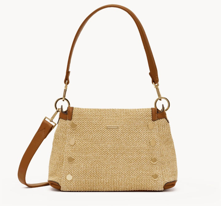HAMMITT - Bryant Med in Cocoa Raffia Gold