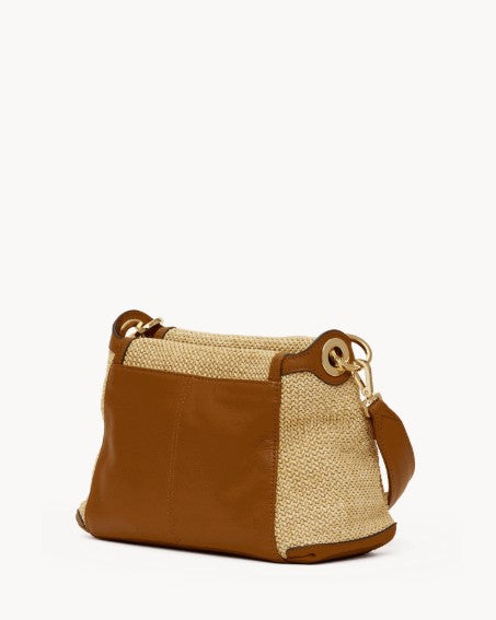 HAMMITT - Bryant Med in Cocoa Raffia Gold