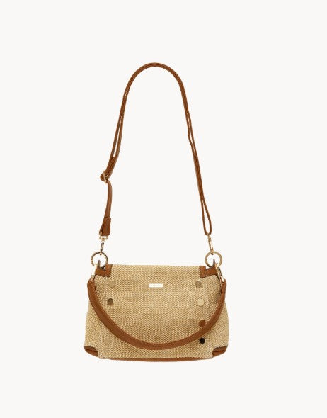 HAMMITT - Bryant Med in Cocoa Raffia Gold