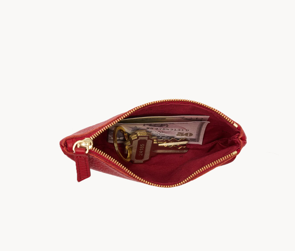 Viva Pouch | Chili Red/Gold