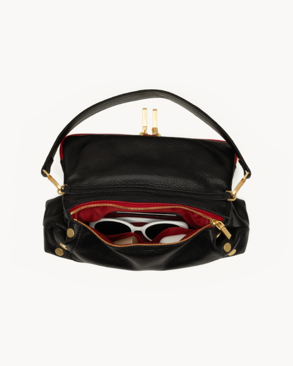 HAMMITT - Beverly Med in Black/Brushed Gold