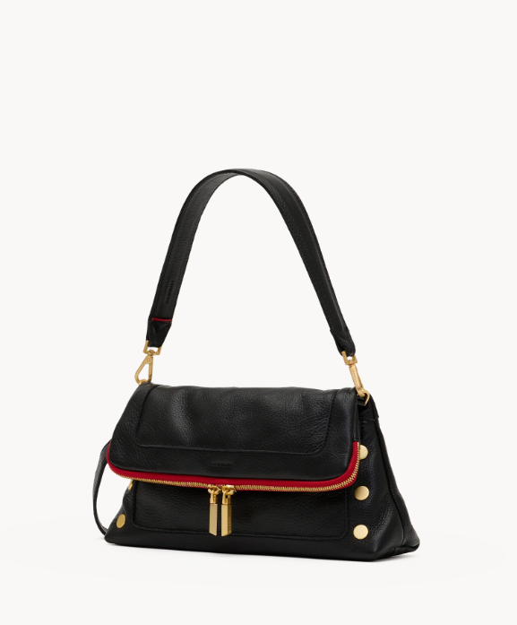 HAMMITT - Beverly Med in Black/Brushed Gold