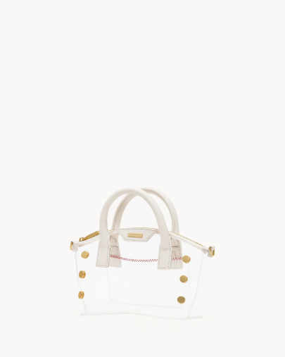 HAMMITT - Paula Clear Calla Lily White/Brushed Gold