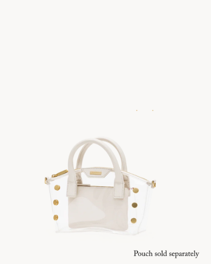 HAMMITT - Paula Clear Calla Lily White/Brushed Gold