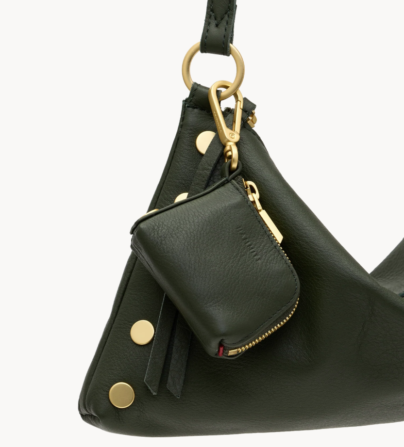 HAMMITT - Syd Pouch - Forest Green/Brushed Gold