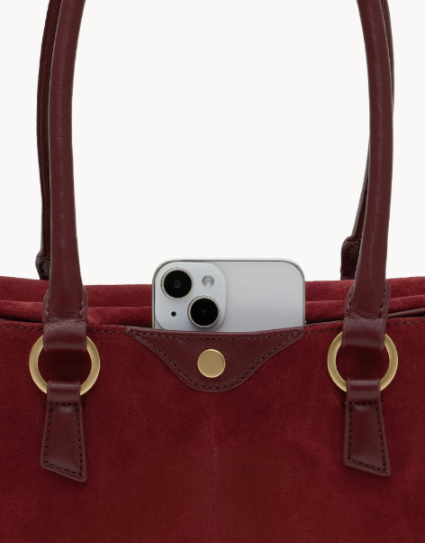 HAMMITT - Meredith Medium - Cherrywood Suede-BG