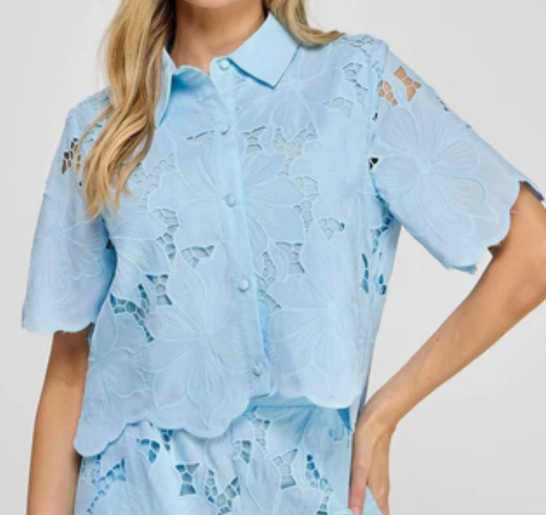 Floral Lace Blouse