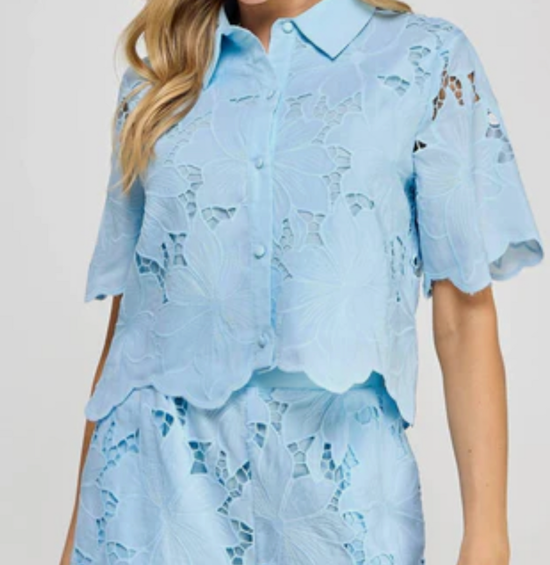 Floral Lace Blouse