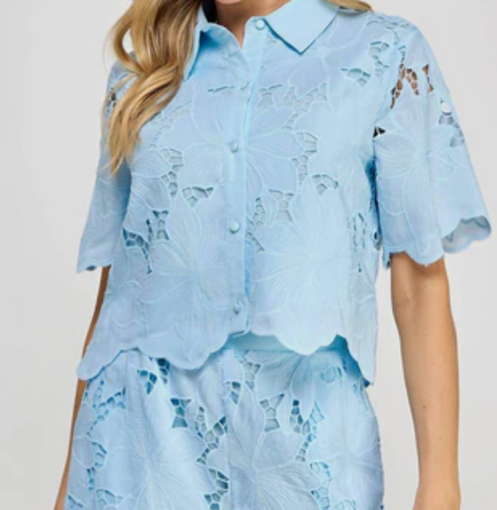 Floral Lace Blouse