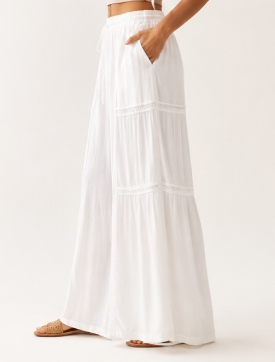 Lace Tiered Palazzo Pant