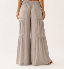 Lace Tiered Palazzo Pant