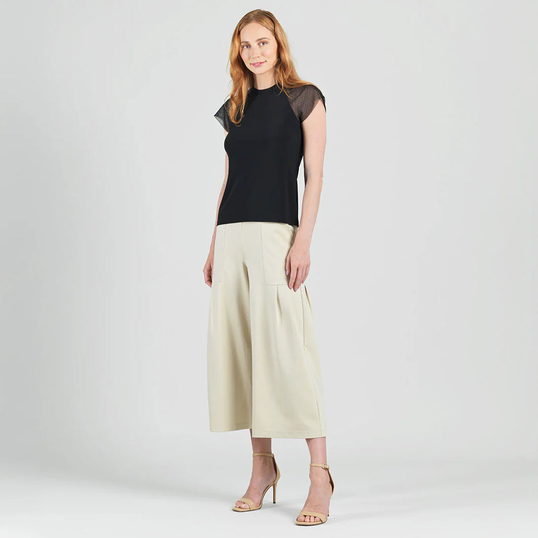 Mesh Cap Sleeve Top