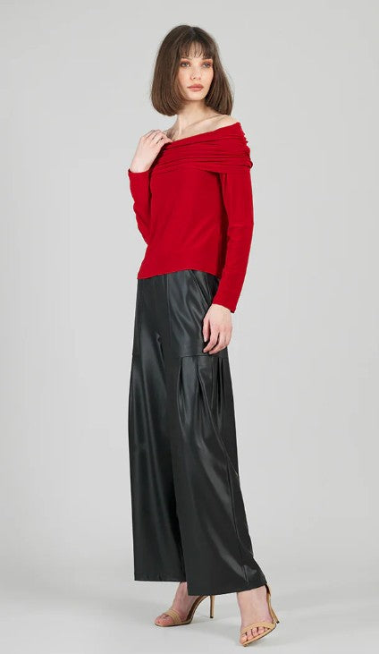 Ruched Off-Shoulder Top