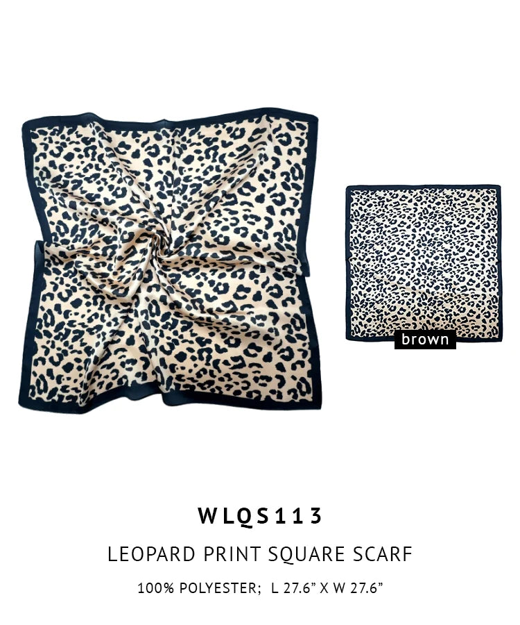Print Square Scarf - Medium