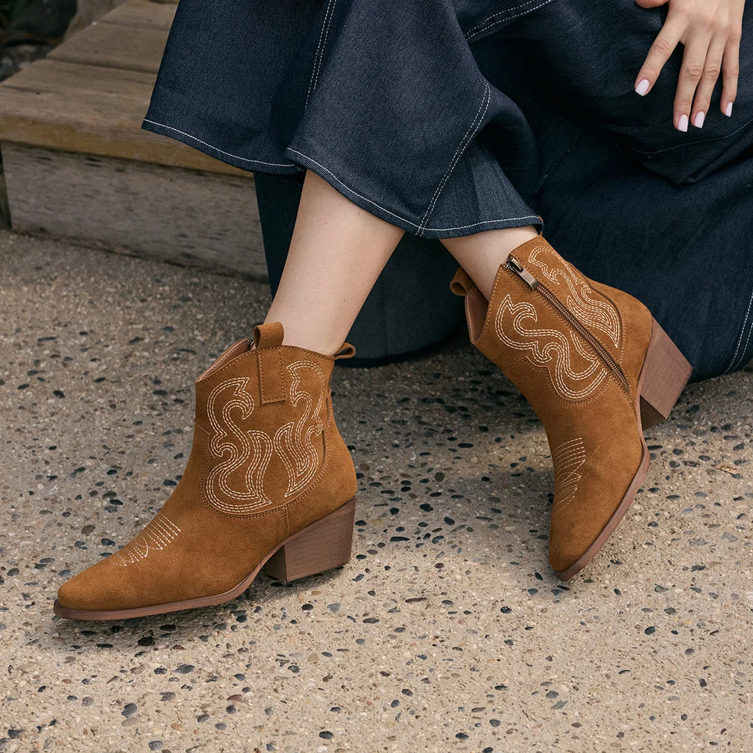 Yellow Box - Brooklyn Western Bootie