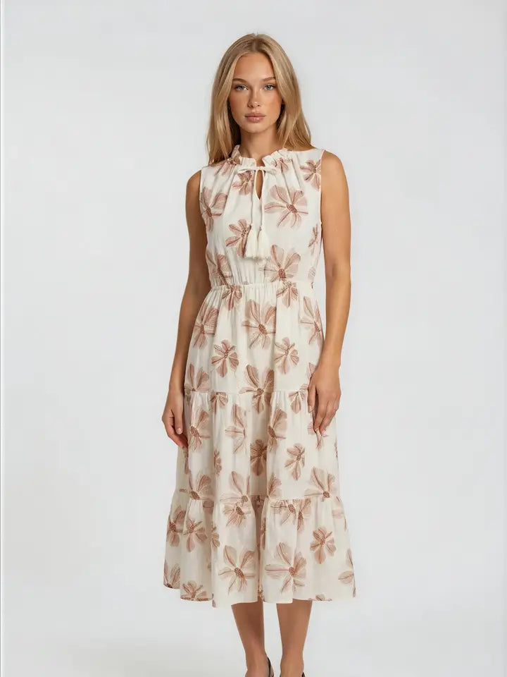 Floral Embroidered Dress