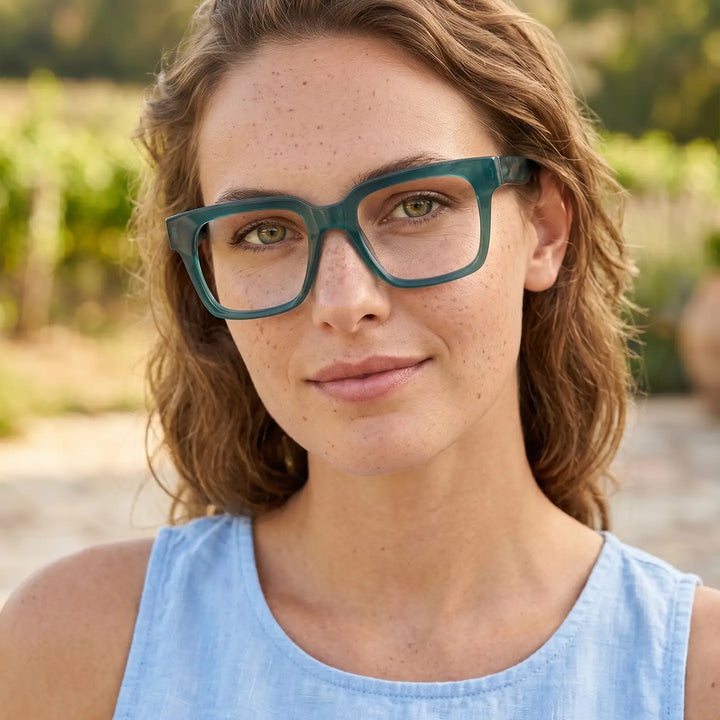 Maison Oversized Square Blue Light Reader