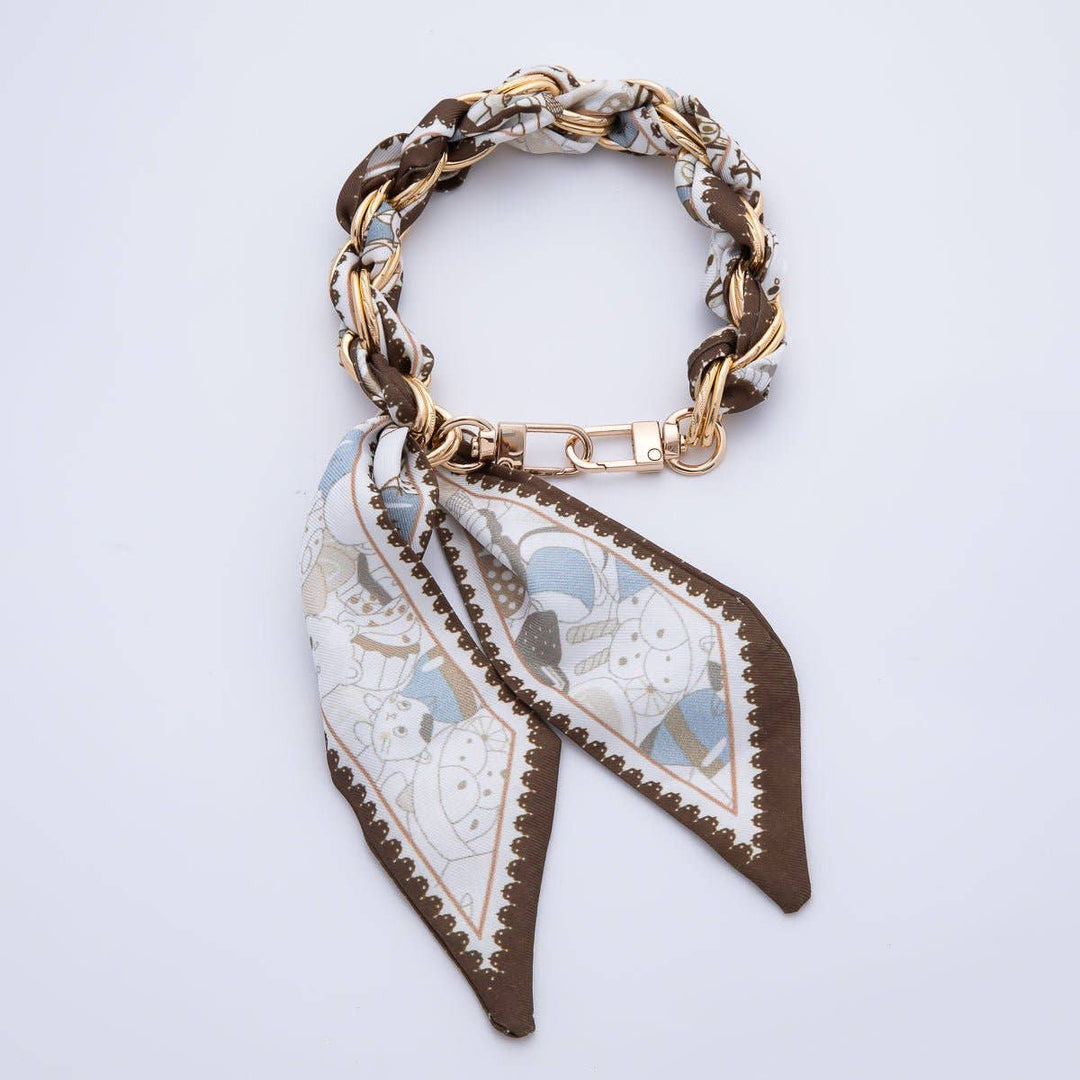 18k GF Bag Charm Keychain