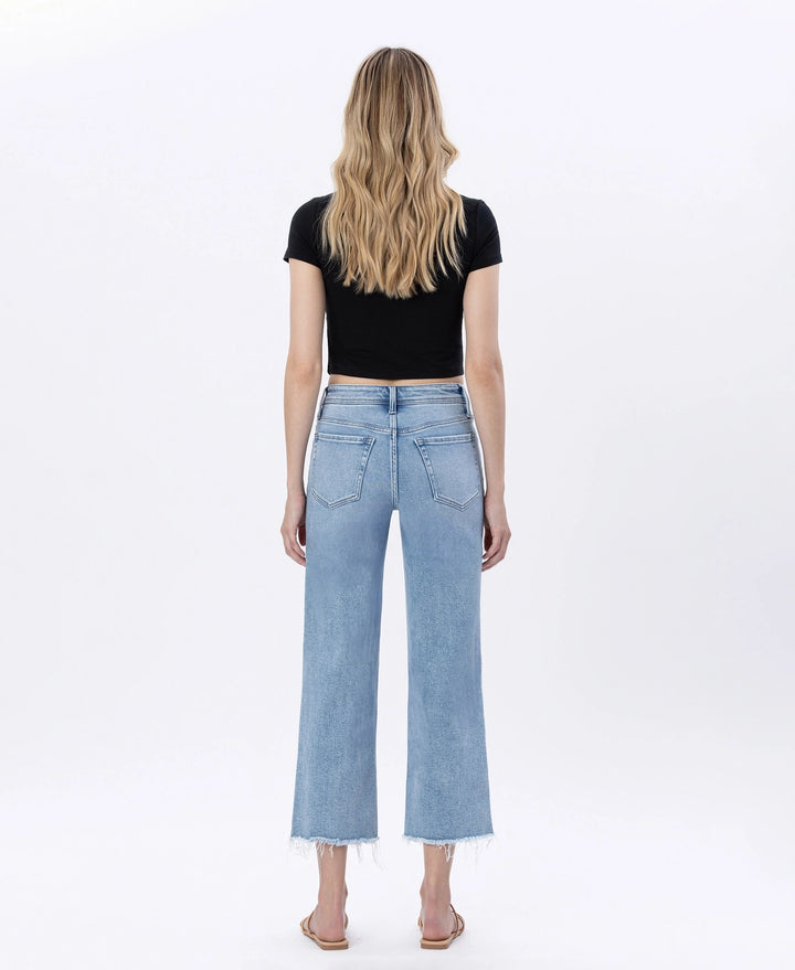 HR Crop Front Pocket Slim Wide