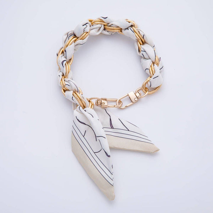 18k GF Bag Charm Keychain