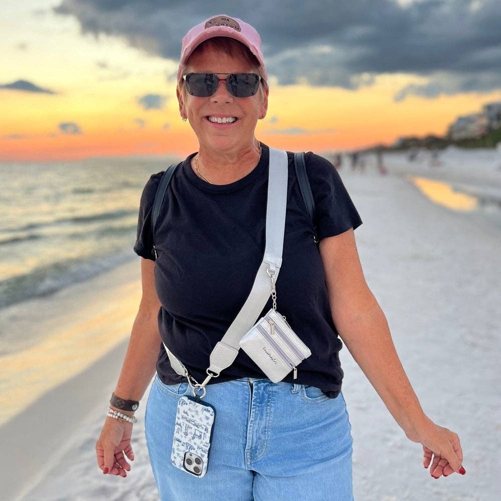 Clip &amp; Go Strap with Pouch - Neutral Collection