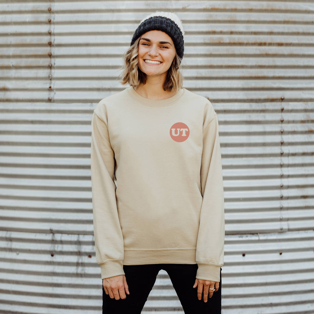 UTAH Wavy Crewneck Sweatshirt