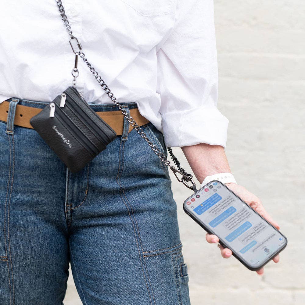 Clip &amp; Go Chain w/Zippered Pouch