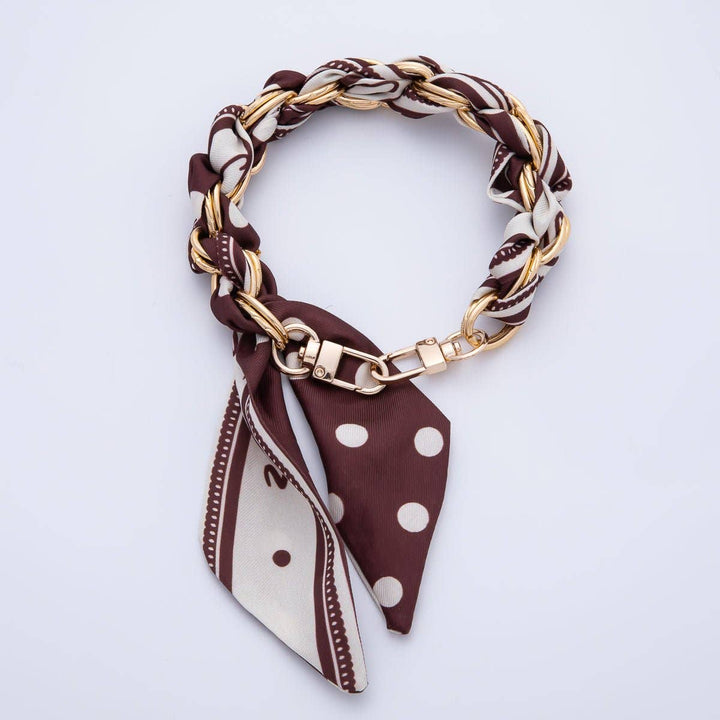 18k GF Bag Charm Keychain