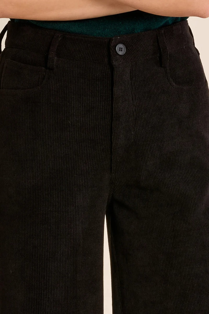 Corduroy Straight Leg Pants