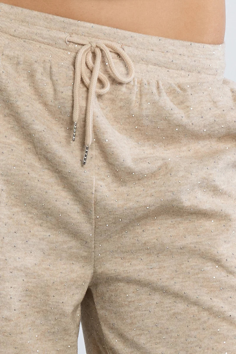 Rhinestone Leisure Pant