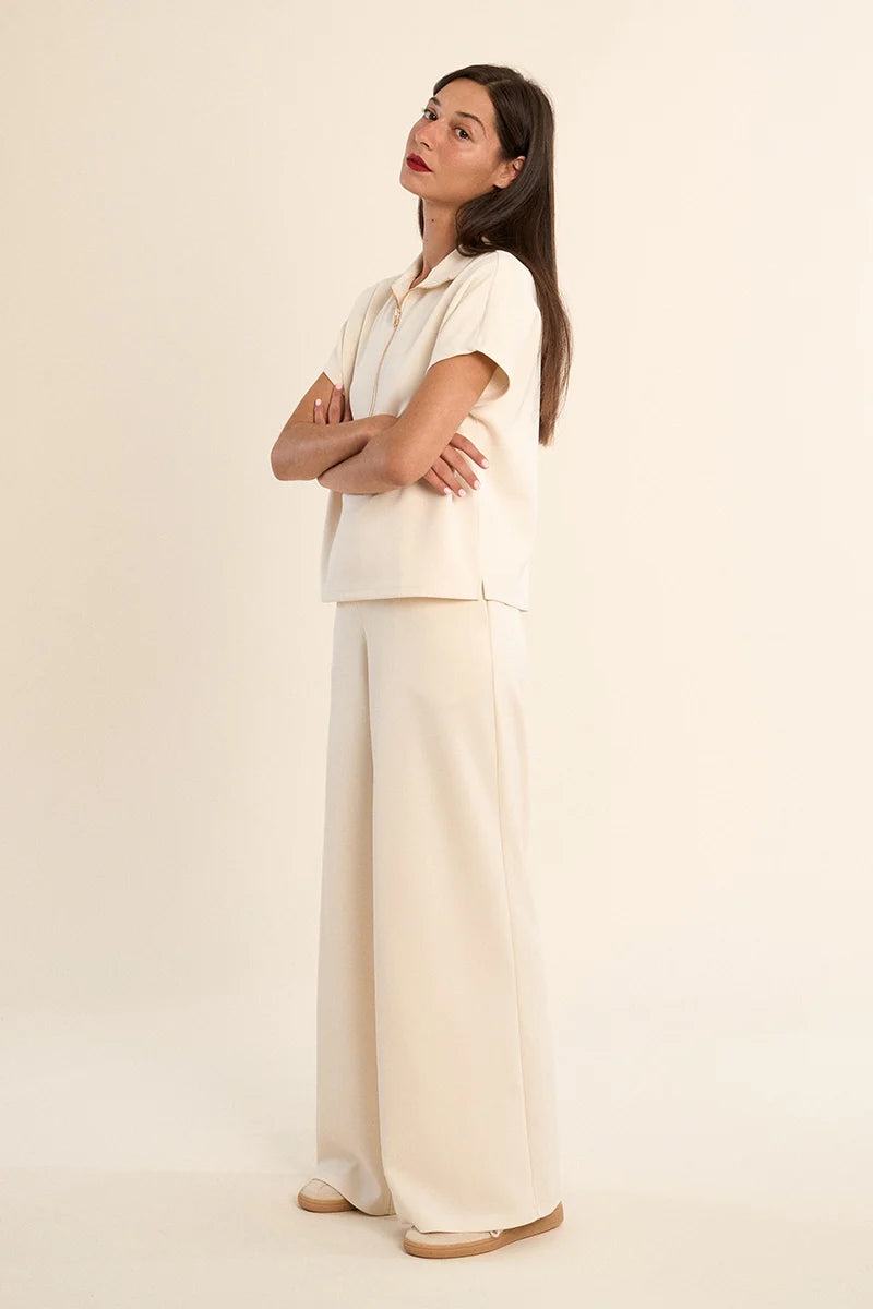 Gabrielle - Gala - Ladies Knitted Cap Sleeve Sweat