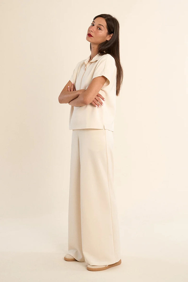Gabrielle - Gala - Ladies Knitted Cap Sleeve Sweat