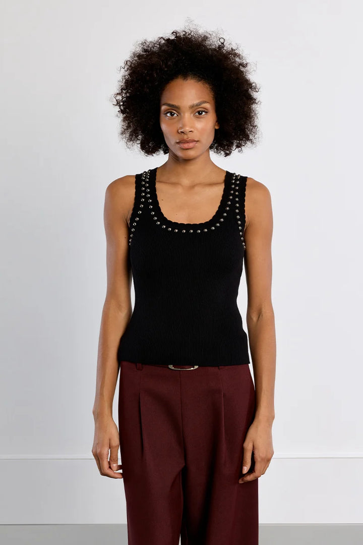 Studded Ribbed Tank