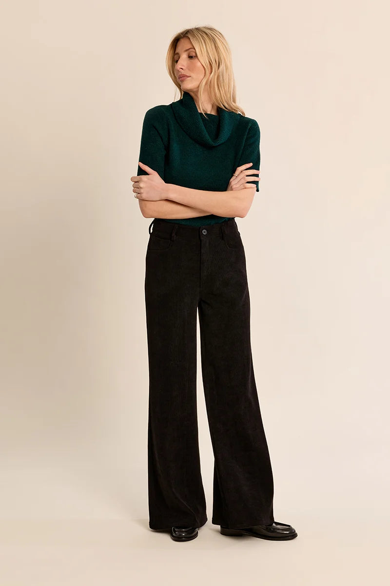 Corduroy Straight Leg Pants