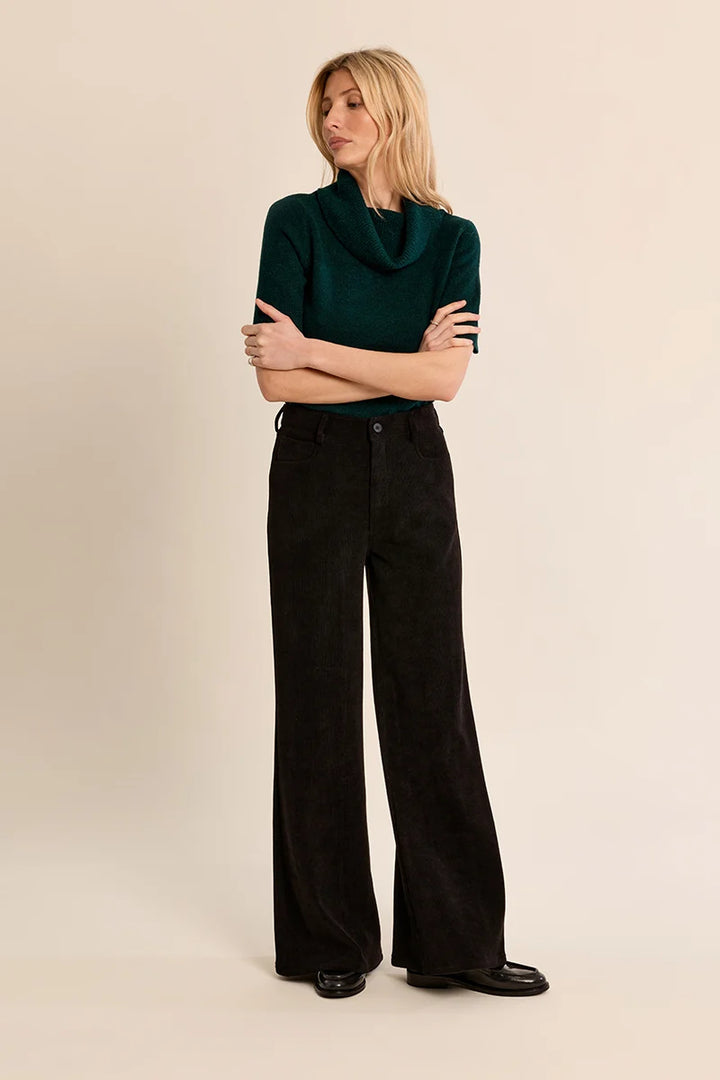 Corduroy Straight Leg Pants