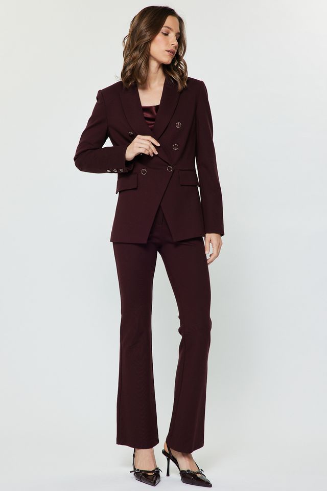 Ponte Flare Full Length Pants